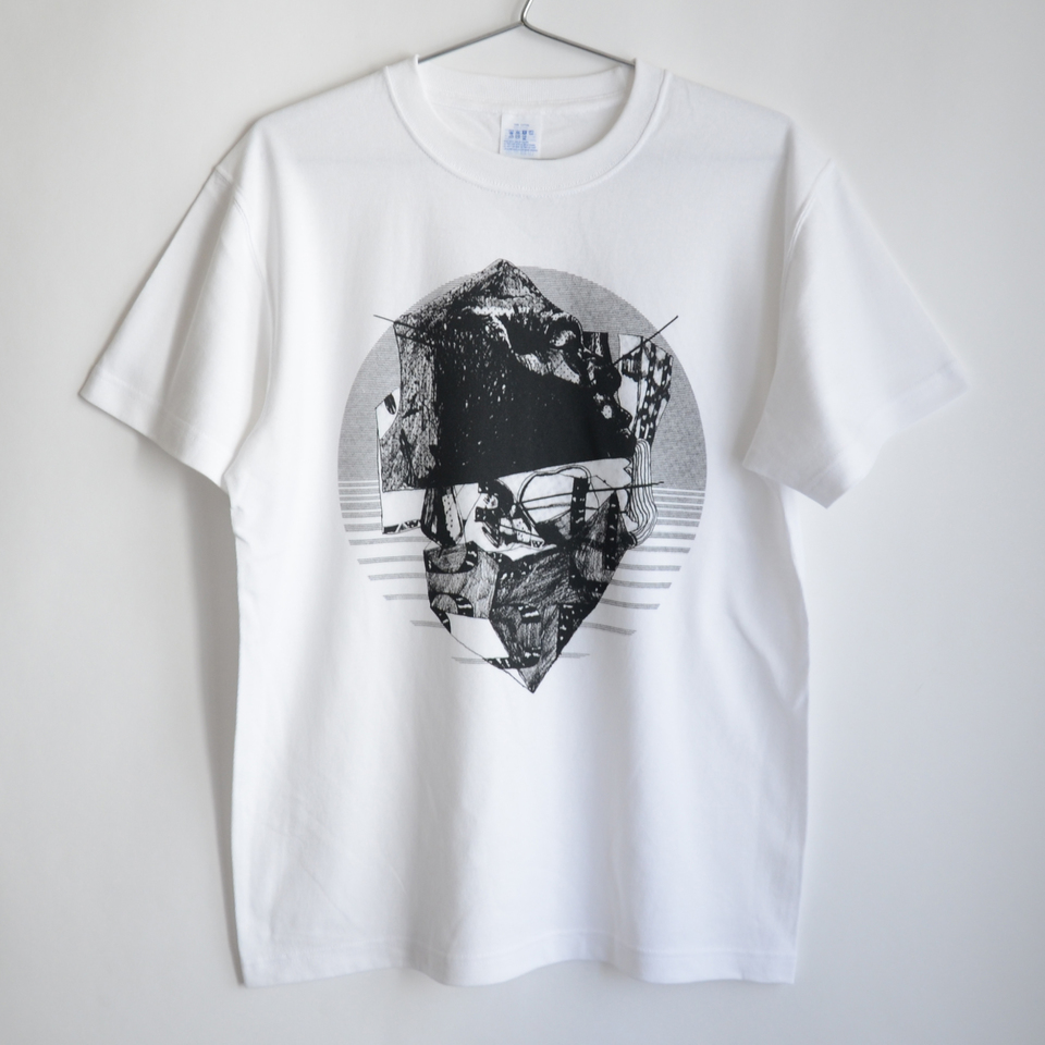 roph recordings T-shirts design by Alex Besikian – White/Beige